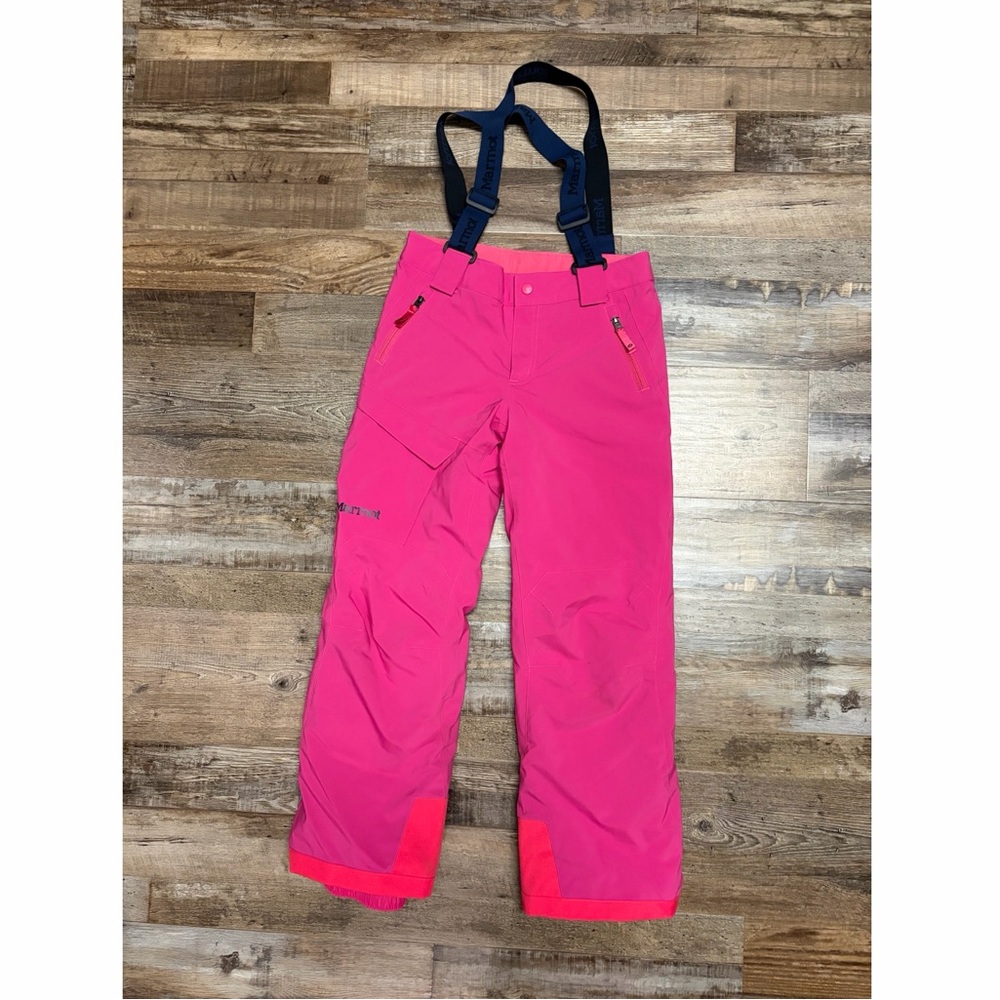 LN MARMOT Hot Pink Snow Pants L 10 12